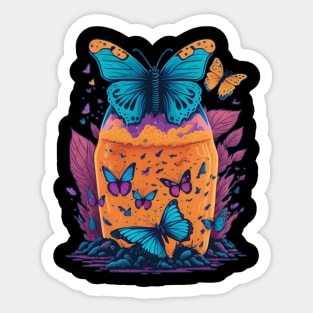 Butterfly Dreams: Mesmerizing Moments in Nature Sticker